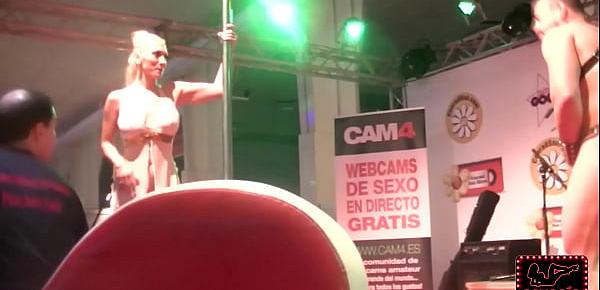  Daniela Evans Y Árcangel En Salón Erótico De Murcia 2015. Sexopía.